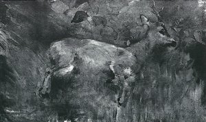 Dead Roe Deer by Lovis Corinth